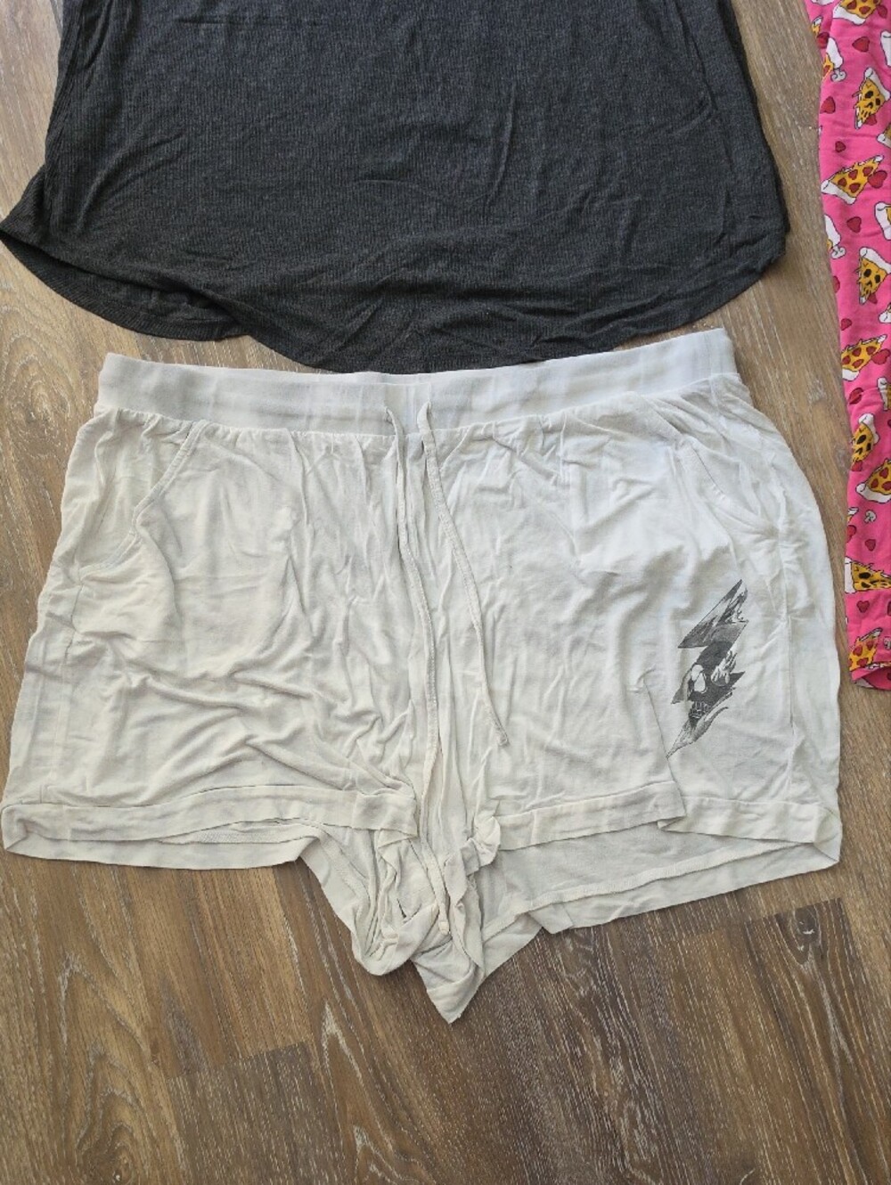 Sleep Set/bundle Black Henley Tank Top - Picture 4 of 8